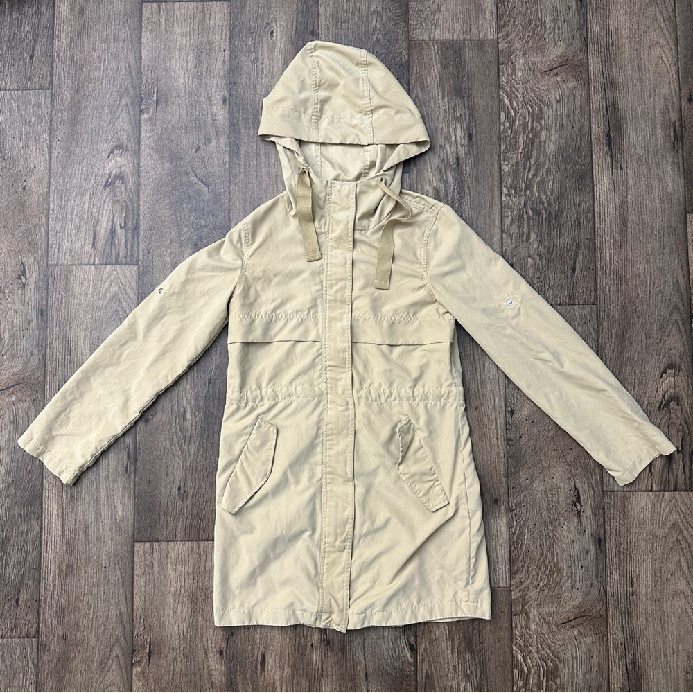 Cropp Outwear Lightweight Trench Coat Women’s Size XS Khaki Tan